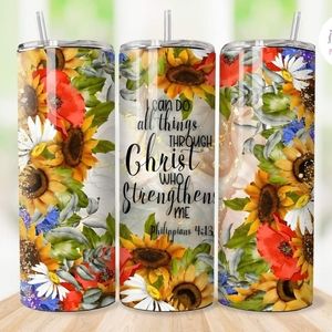 All Things Through Christ Tumbler